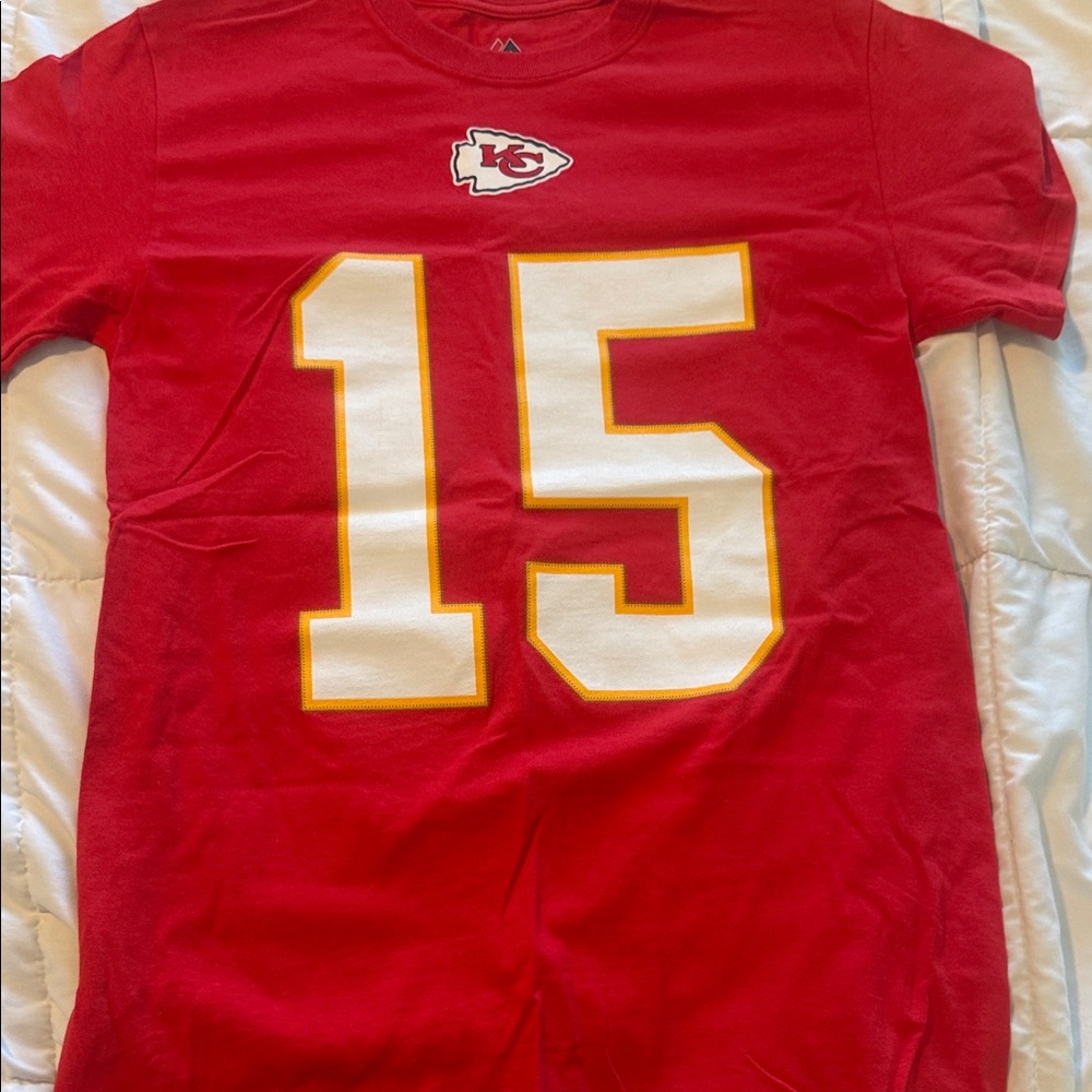 Majestic Red Kansas City Chiefs #15 Graphic Tee